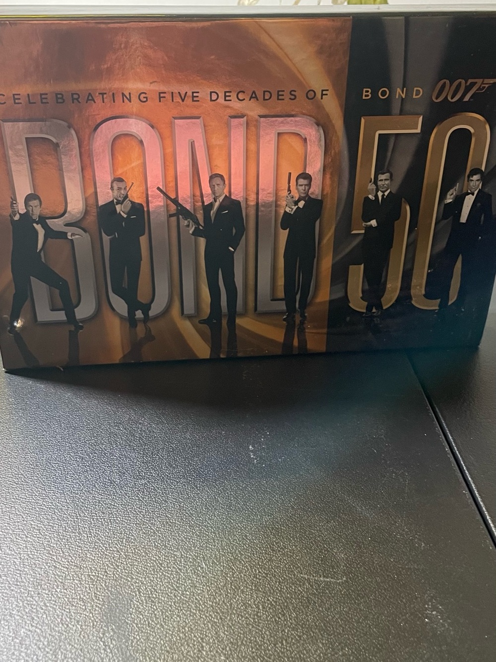 Bond 50 Collection DVD/Blu-ray Box Set - Black and Gold